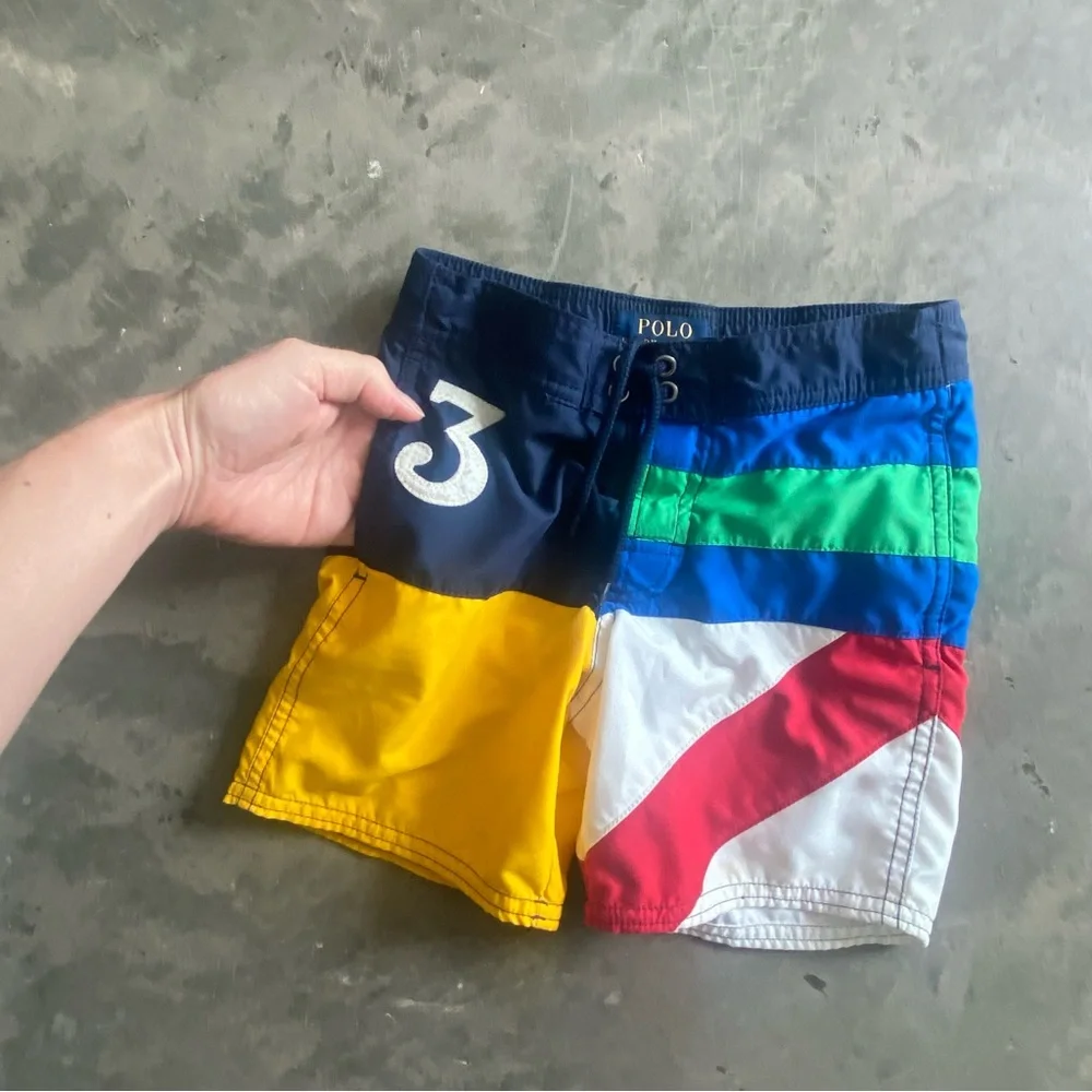 Polo Ralph Lauren Boys Swimsuit Swim Trunk, 4T - Picture 2 of 6